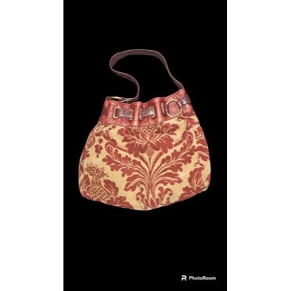 Aurielle Burgandy Floral  Bag. The Fall Colors - Picture 1 of 1